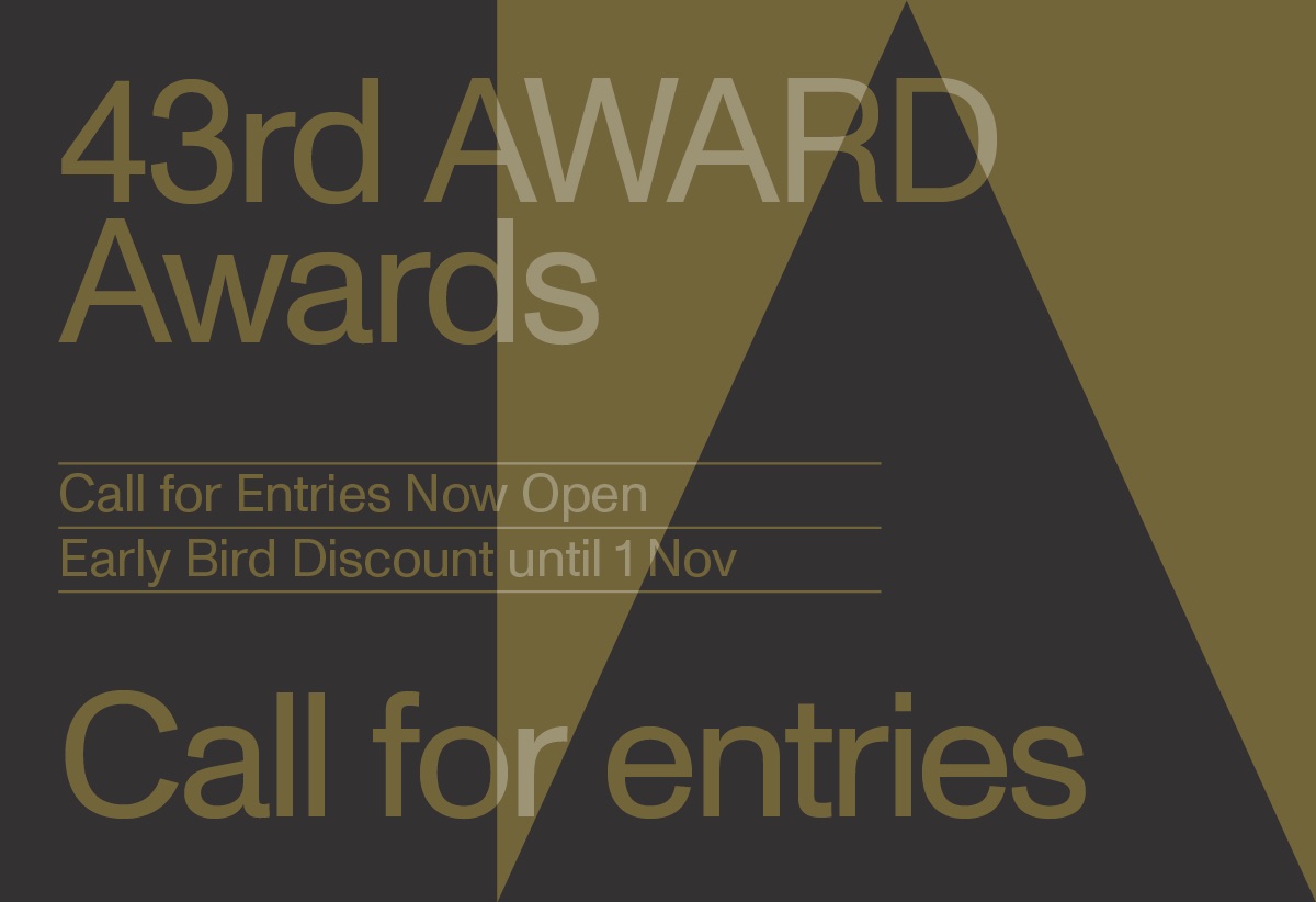 43rd AWARD Awards now open for entries; deadline 5pm AEDT, Friday 10 December