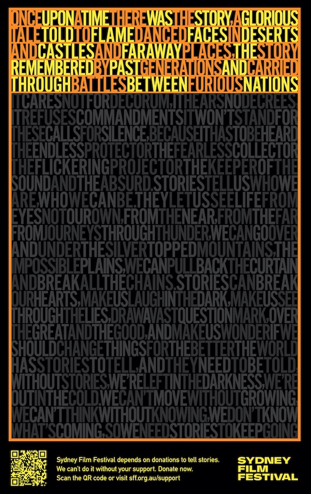 Andy Flemming on the lost art of words and typography for Sydney Film Festival