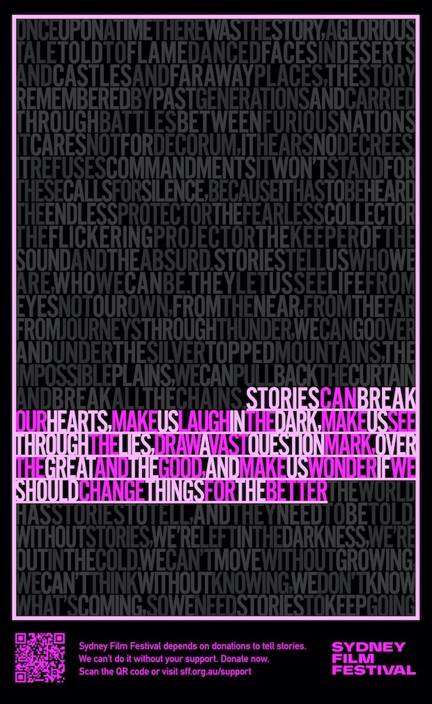 Andy Flemming on the lost art of words and typography for Sydney Film Festival