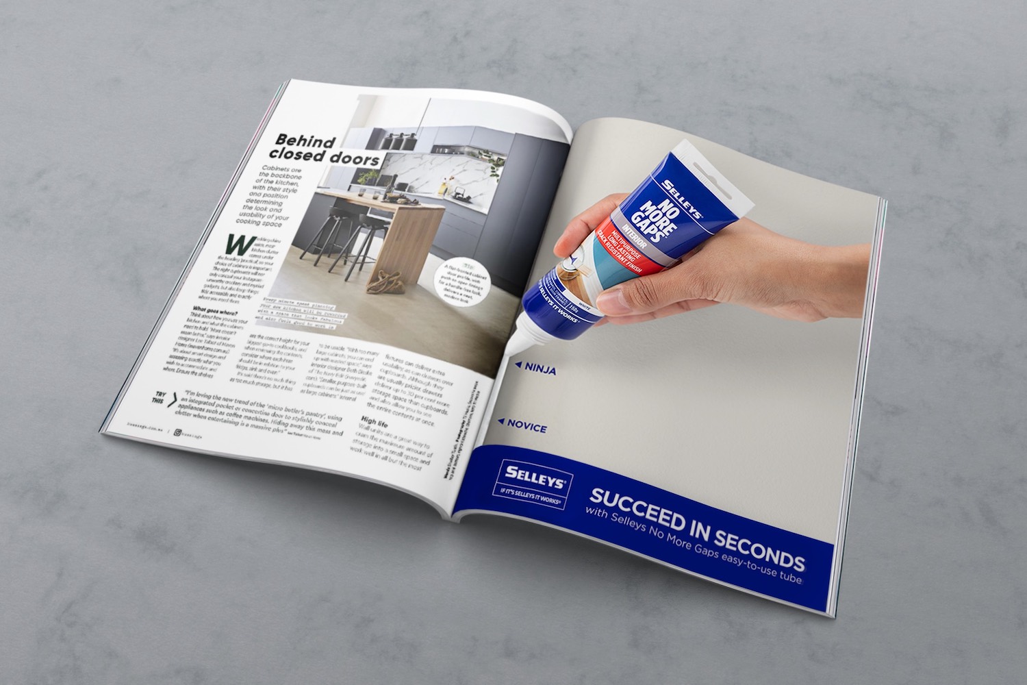 Selleys targets DIY-ers in latest national brand campaign ‘No More Gaps’ via Thinkerbell