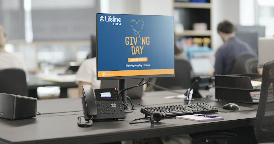 Brisbane creatives call on corporate and commercial leaders to support Lifeline Giving Day