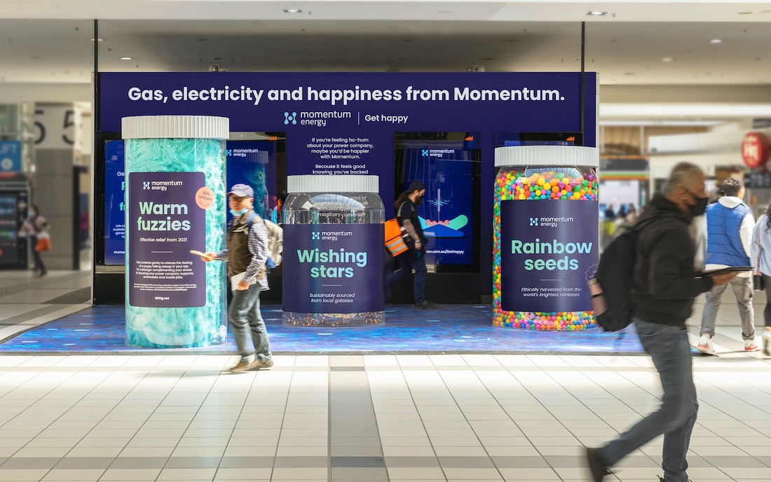 Momentum Energy bottles happiness in new brand campaign via Havas Media