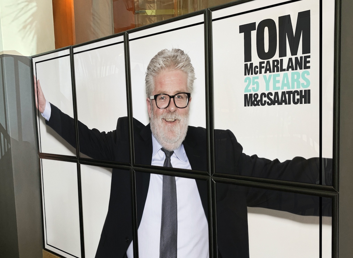 M&C Saatchi celebrates 25 years of Tom McFarlane: has been responsible for some of the agency’s biggest clients and most famous work