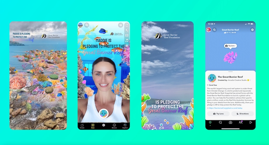 Snapchat + Great Barrier Reef Foundation launch campaign to protect world’s largest reef system