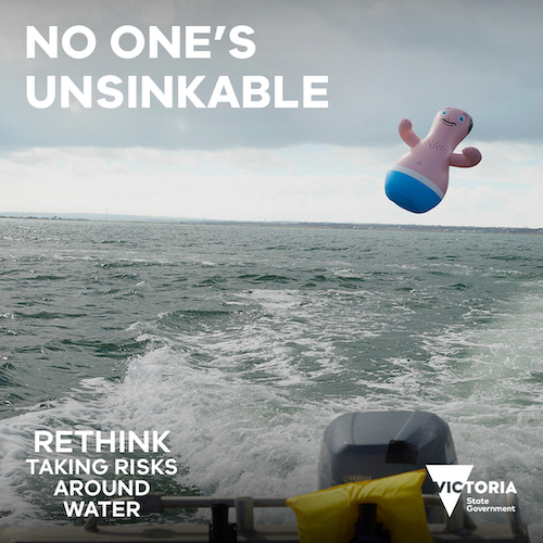 Victorian Government launches ‘The Unsinkable Guy’ campaign via TBWA\Melbourne to shake the overconfidence of men around water