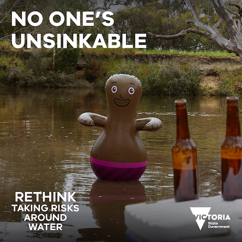 Victorian Government launches ‘The Unsinkable Guy’ campaign via TBWA\Melbourne to shake the overconfidence of men around water