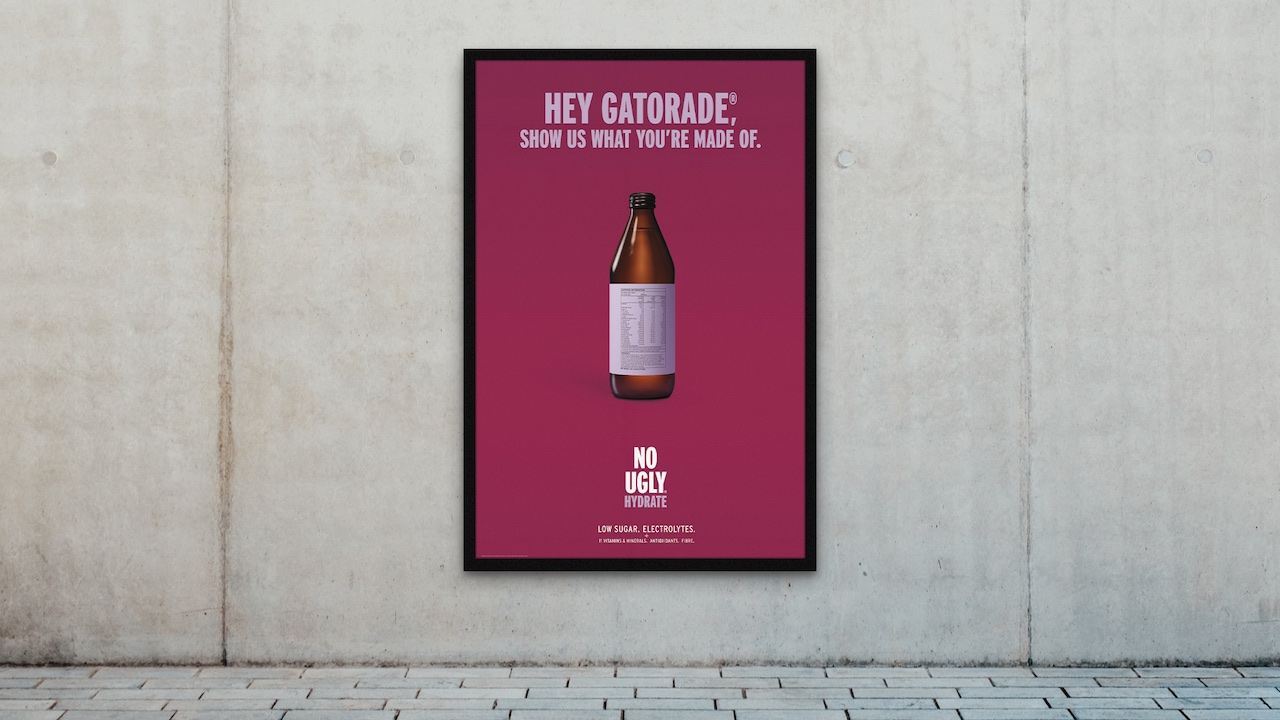 No Ugly Hydrate puts ingredients front and centre in new campaign via Innocean