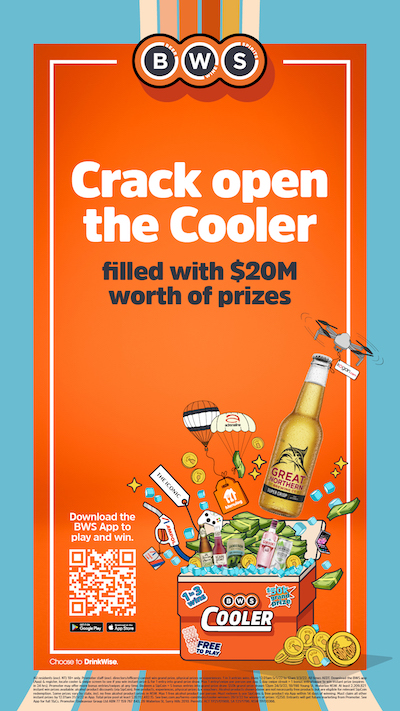 BWS brings back the BWS Cooler for third year in new campaign via M&C Saatchi Sydney and Carat