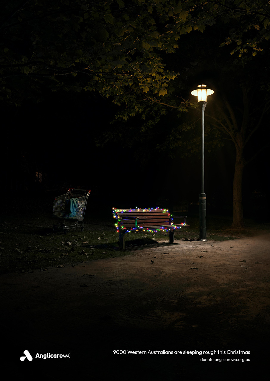 Anglicare WA highlights the homeless in new campaign via Wunderman Thompson, Perth