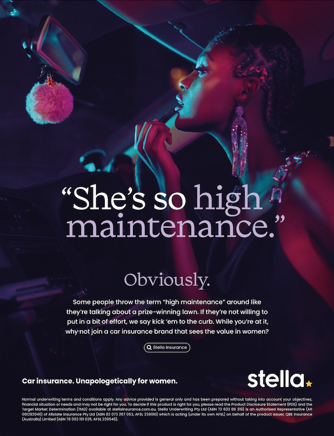 Stella car insurance launches ‘Unapologetically For Women’ brand campaign via Cocogun