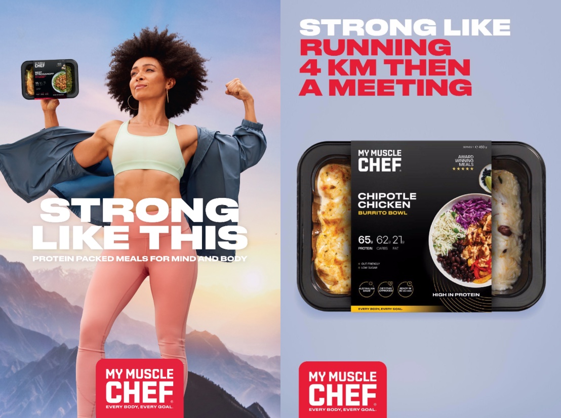 My Muscle Chef redefines what it means to be strong in new campaign via TBWA\Sydney
