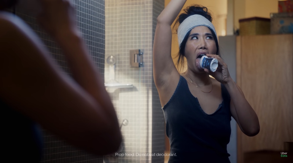 Confused celebrities eat strange things in Uber Eats’ Super Bowl spot via Special US + Australia