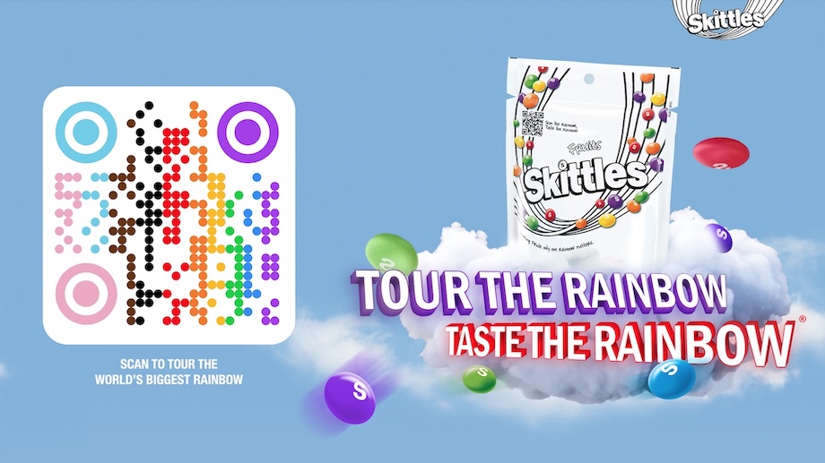 Skittles + Minus 18 encourage Aussies to look-up + tour World’s Biggest Rainbow via Thinkerbell
