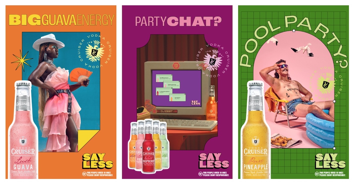 Nostalgia meets Y2K culture in Vodka Cruiser’s latest ‘Say Less’ campaign via TBWA\Melbourne
