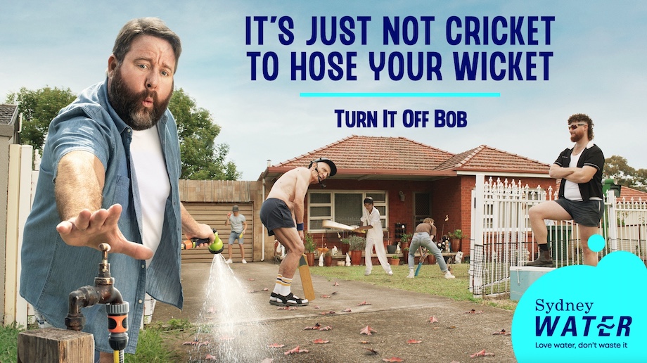 Bob’s back for Sydney Water’s summer water saving campaign via Clemenger BBDO Sydney