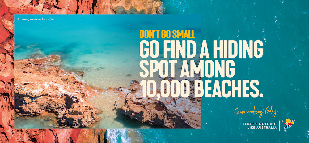 Tourism Australia says ‘Don’t Go Small. Go Australia’ in global campaign via CHEP Network