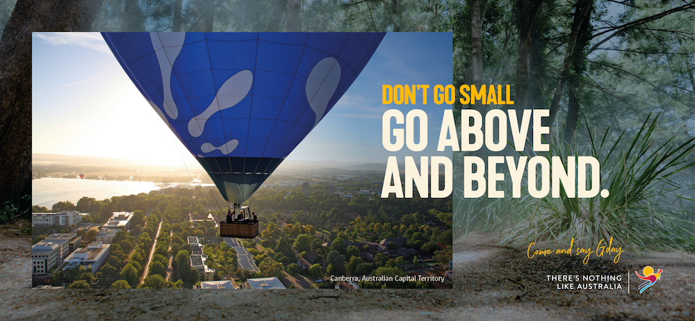 Tourism Australia says ‘Don’t Go Small. Go Australia’ in global campaign via CHEP Network