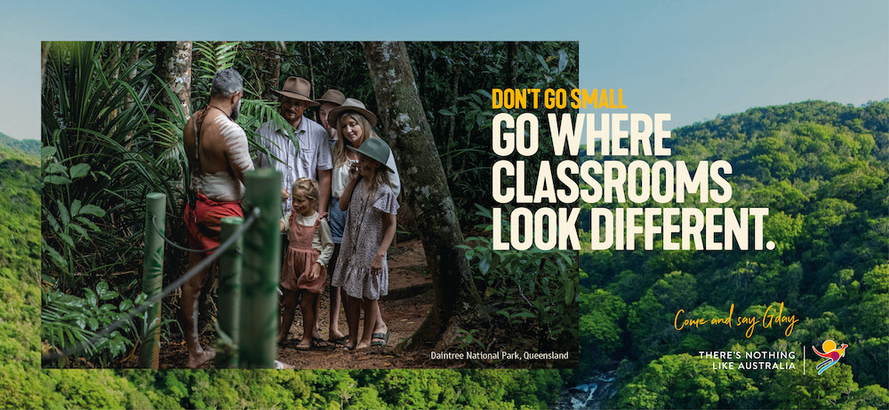 Tourism Australia says ‘Don’t Go Small. Go Australia’ in global campaign via CHEP Network