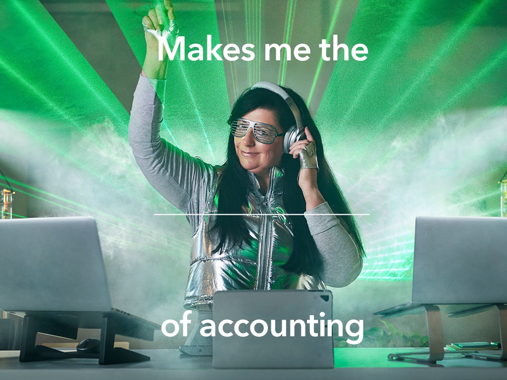 QuickBooks ‘makes me the _____ of accounting’ says new campaign via TBWA\Sydney