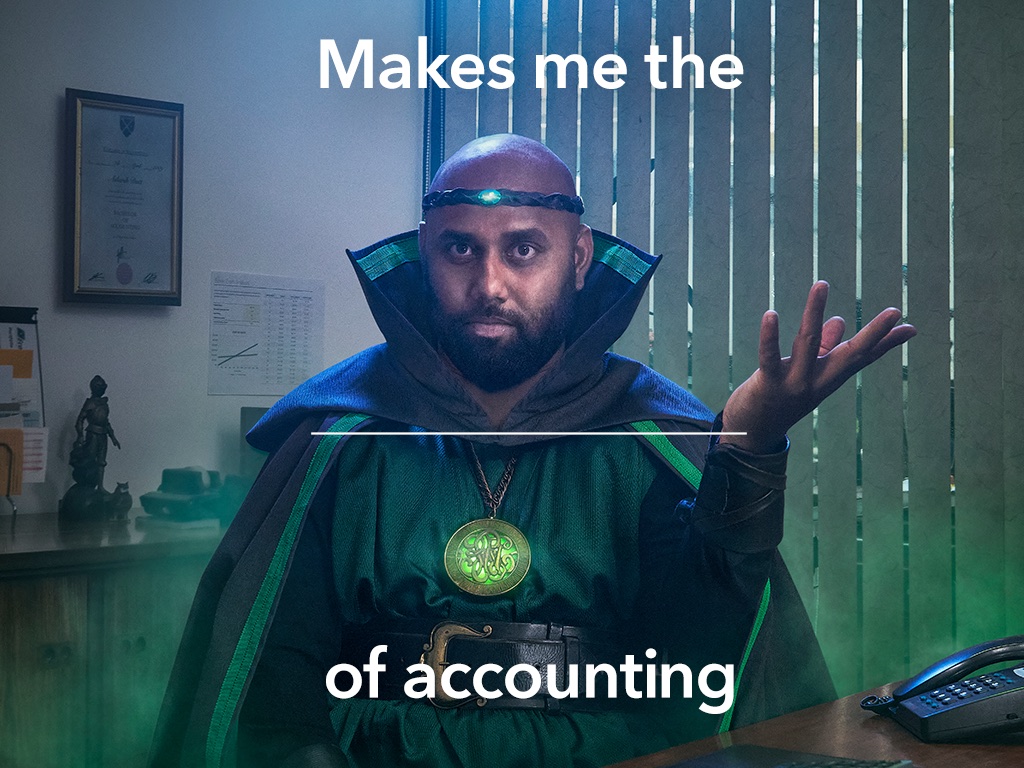 QuickBooks ‘makes me the _____ of accounting’ says new campaign via TBWA\Sydney