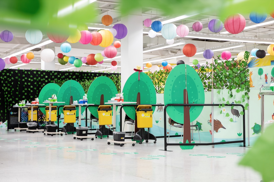 Think HQ creates an enchanting world for kids at Victoria’s Covid-19 vaccination hubs