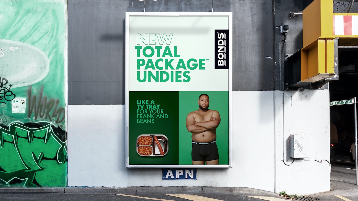 Bonds enlists unexpected experts for Bonds Total Package undies launch campaign via Special