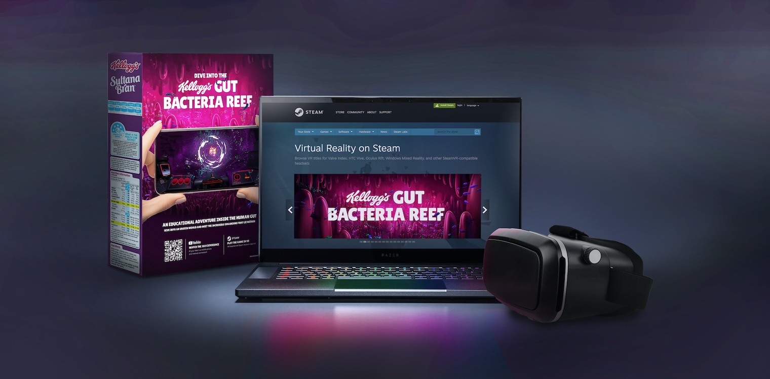 Kellogg’s launches interactive VR experience set inside the human gut via TBWA\ Eleven Sydney