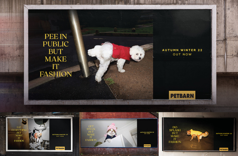 Petbarn launches new AW22 collection and national campaign via Howatson+Company