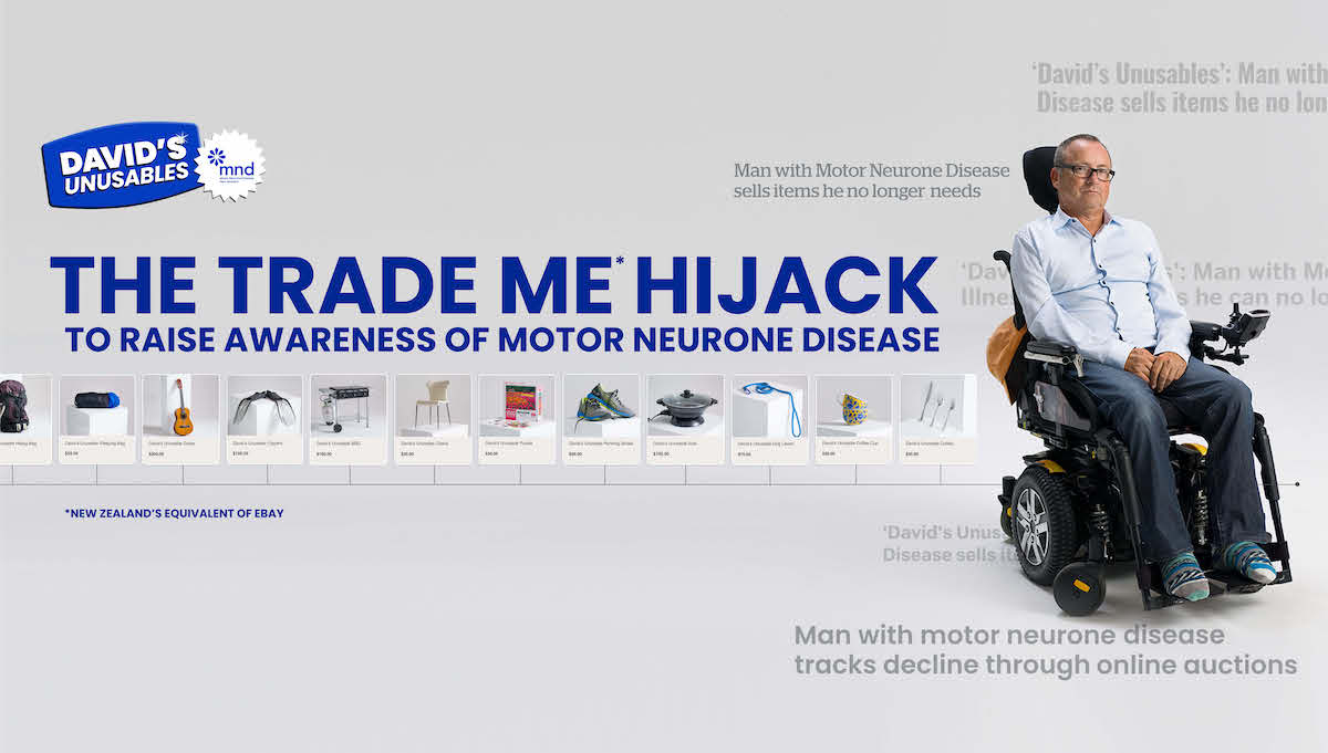 Special NZ wins Best of Discipline In Pharma for MND NZ’s ‘David’s Unusables’ at The One Show
