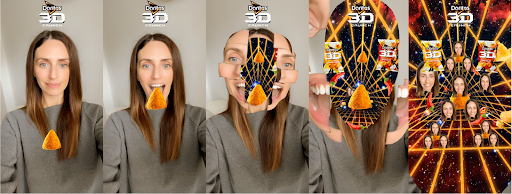 Snapchat launches the kaleidoscopic world of Doritos 3D with new AR experience via Akcelo