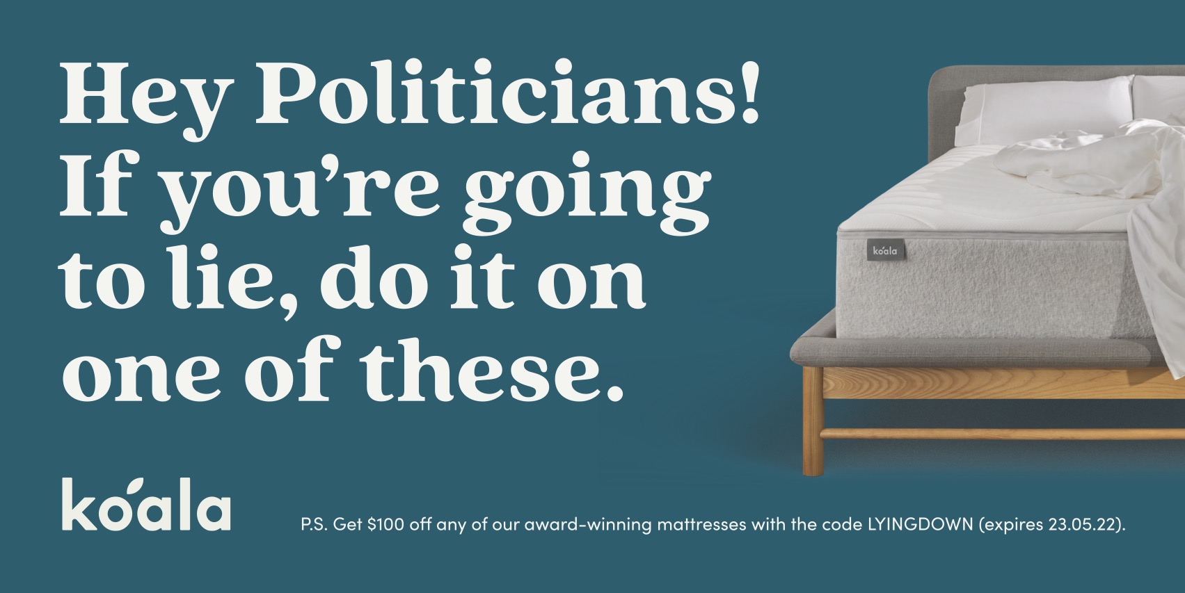 Koala to politicians: keep the ‘lying’ to the bedroom in new campaign via The Royals
