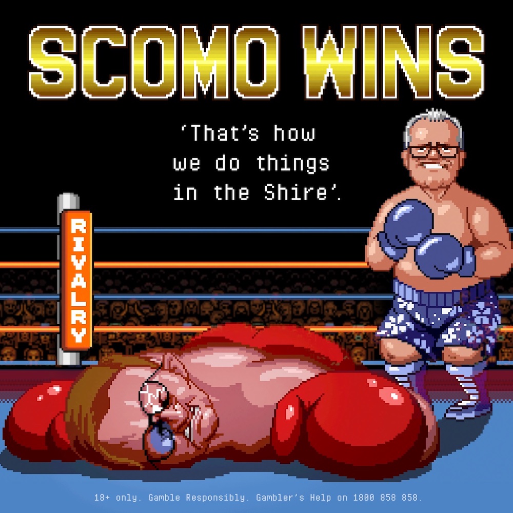 Betting brand Rivalry joins PM election fight with boxing game via Bear Meets Eagle On Fire