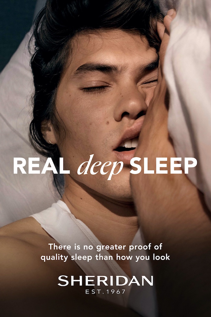 Sheridan shows exactly what deep sleep looks like in latest campaign via Fabric\TBWA