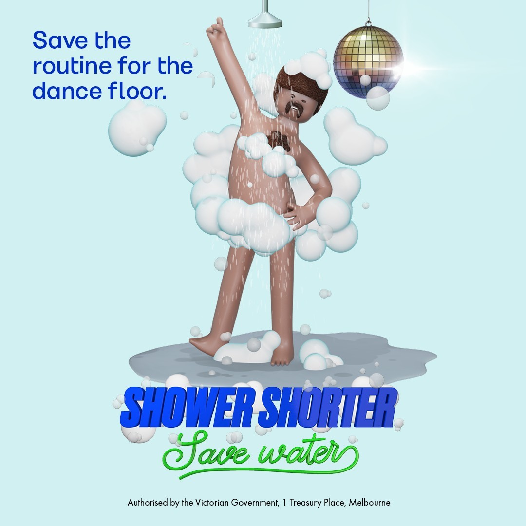 Yarra Valley Water inspires a shift to shorter showers in latest campaign via Think HQ