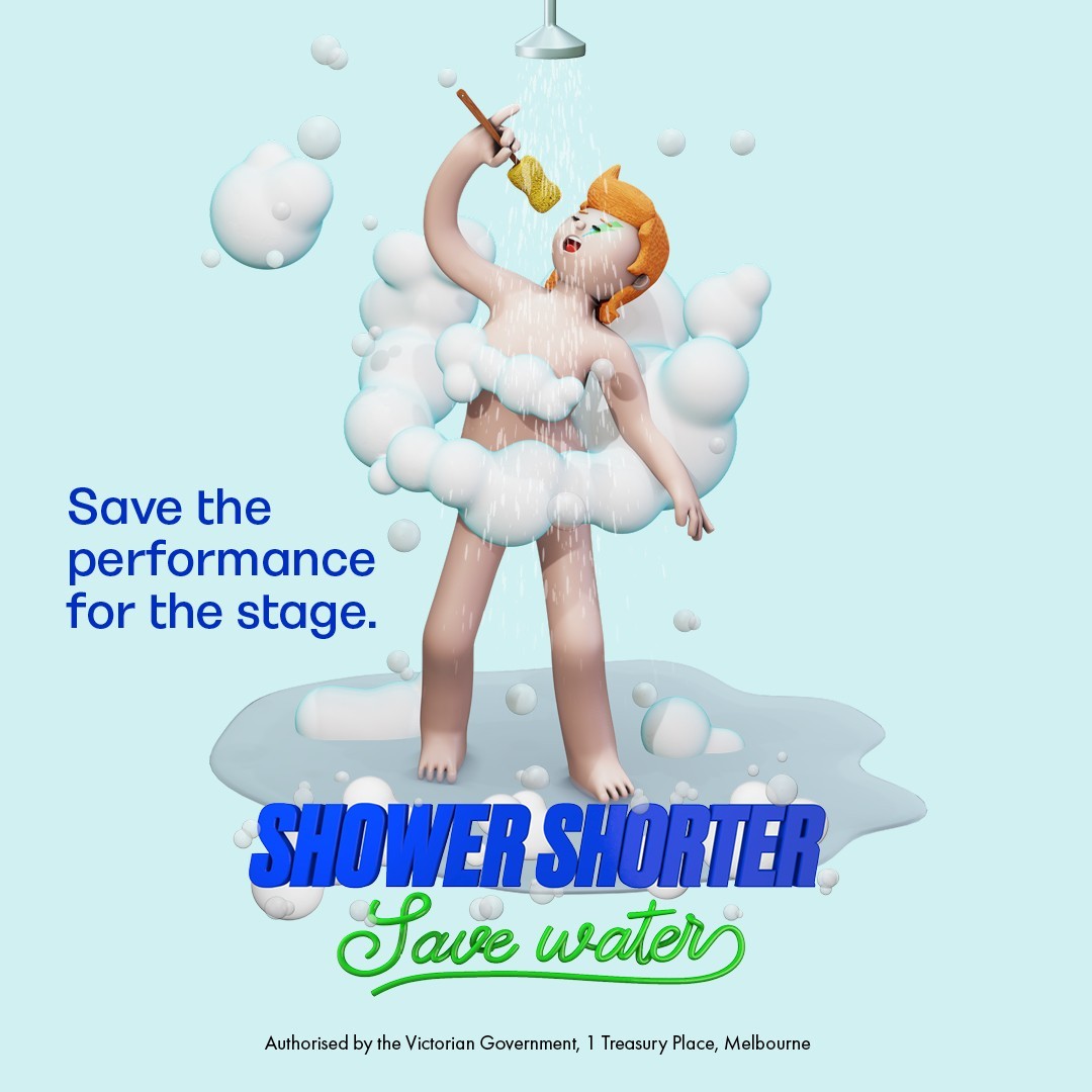 Yarra Valley Water inspires a shift to shorter showers in latest campaign via Think HQ