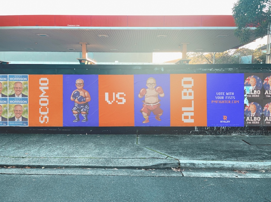 Betting brand Rivalry joins PM election fight with boxing game via Bear Meets Eagle On Fire
