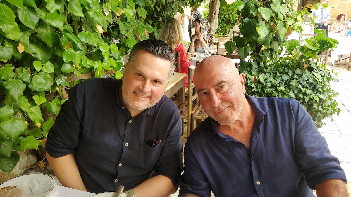 The Legendary Colombe d’Or Lunch – the heavy ad hitters hit the rosé in St Paul de Vence