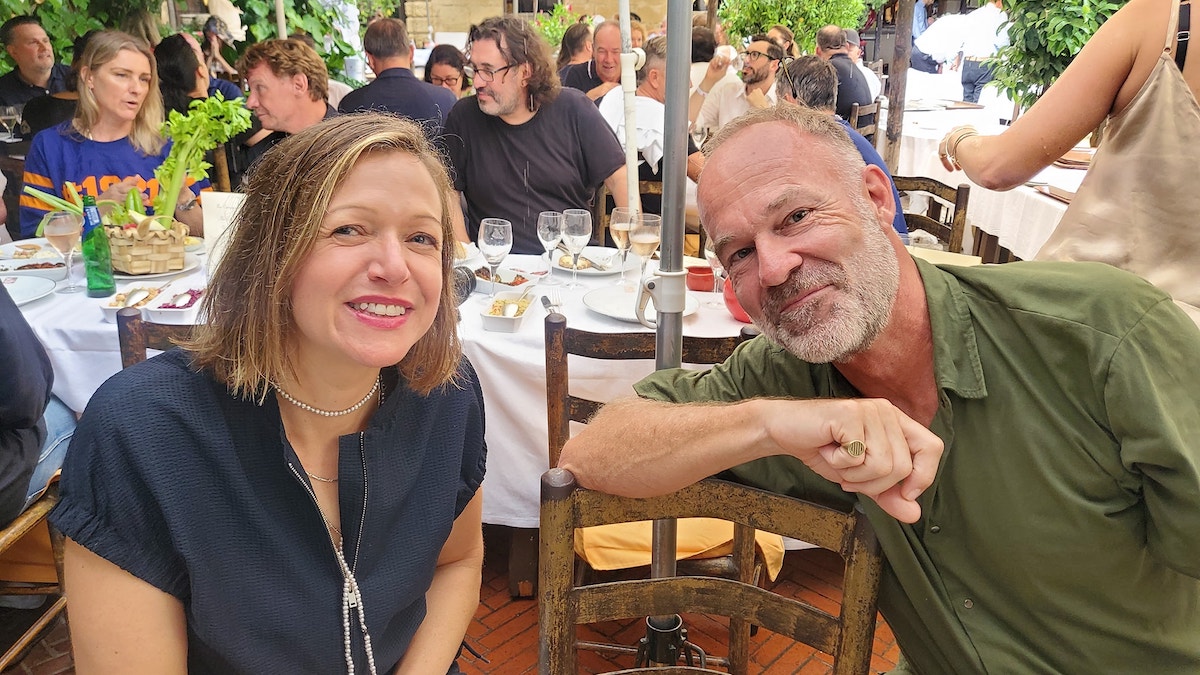 The Legendary Colombe d’Or Lunch – the heavy ad hitters hit the rosé in St Paul de Vence