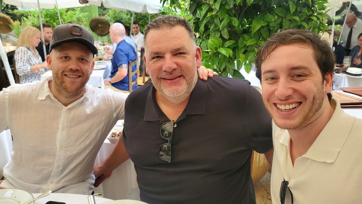 The Legendary Colombe d’Or Lunch – the heavy ad hitters hit the rosé in St Paul de Vence