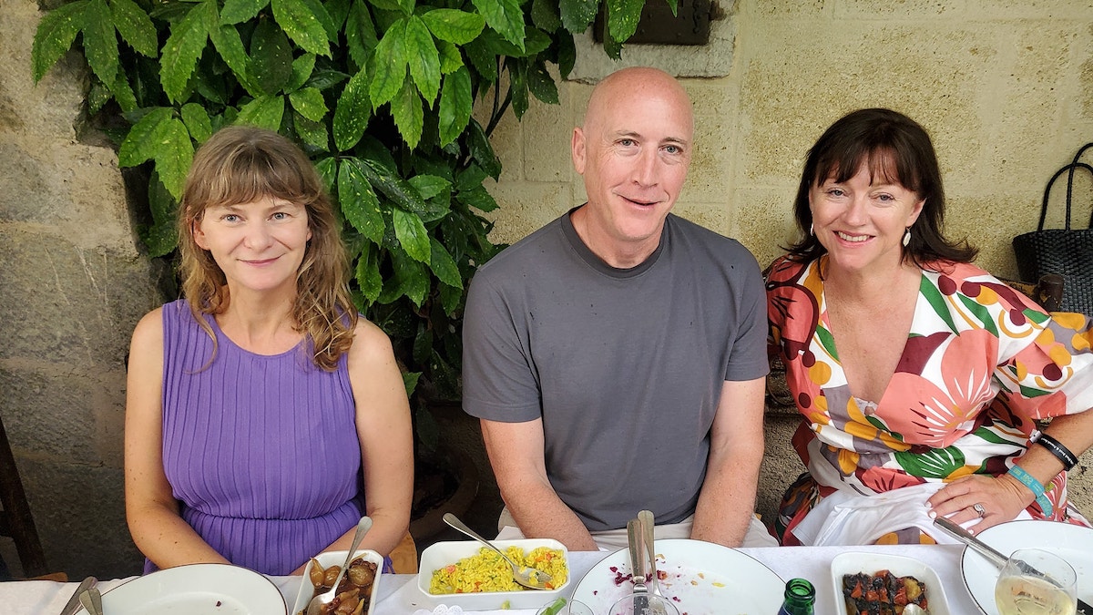 The Legendary Colombe d’Or Lunch – the heavy ad hitters hit the rosé in St Paul de Vence