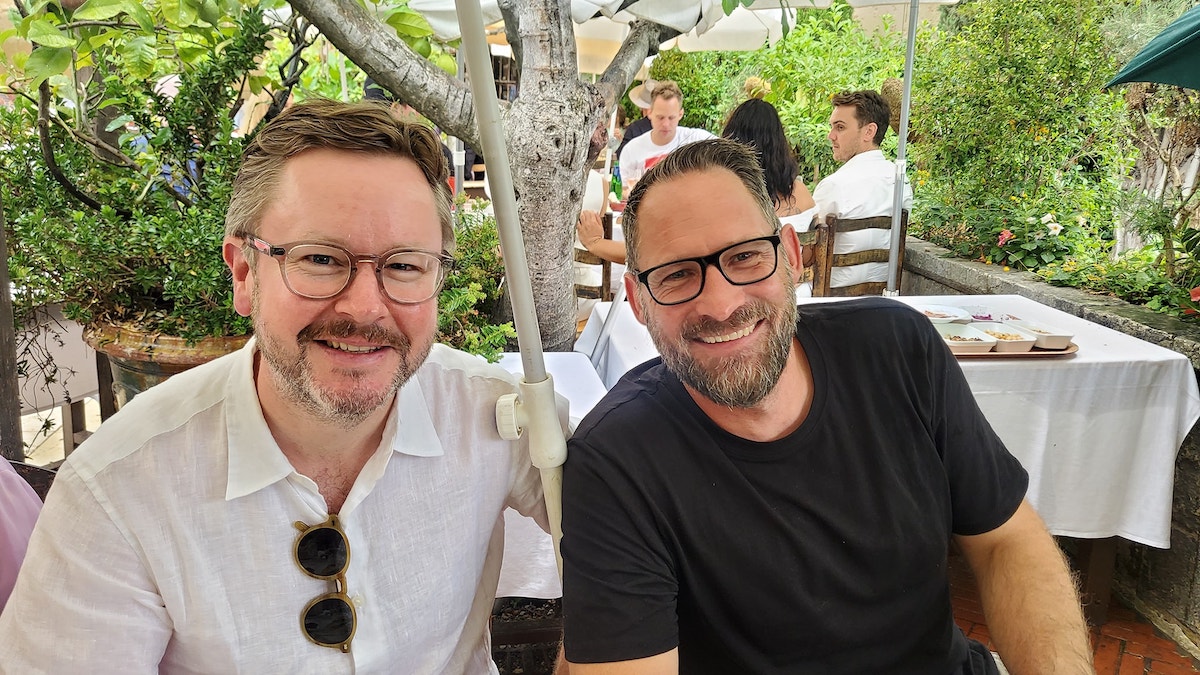 The Legendary Colombe d’Or Lunch – the heavy ad hitters hit the rosé in St Paul de Vence