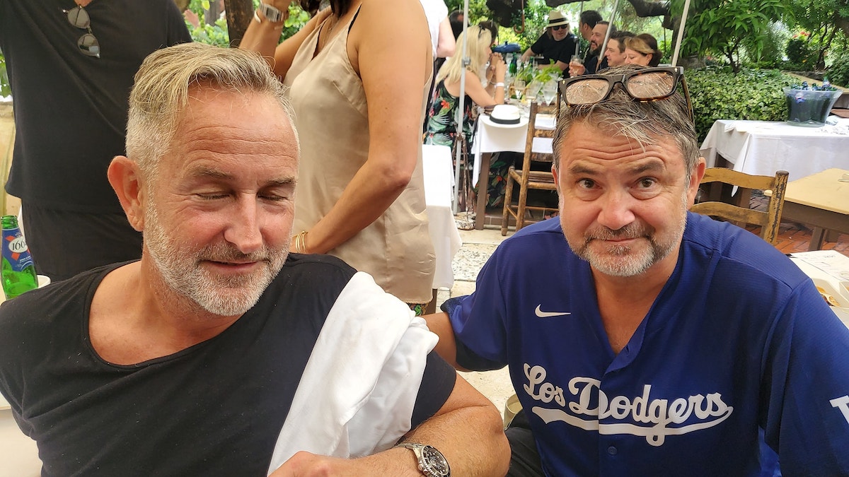 The Legendary Colombe d’Or Lunch – the heavy ad hitters hit the rosé in St Paul de Vence