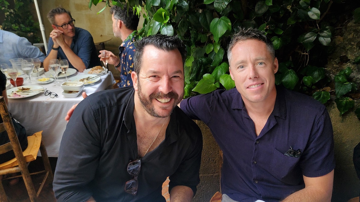 The Legendary Colombe d’Or Lunch – the heavy ad hitters hit the rosé in St Paul de Vence