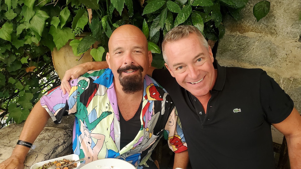 The Legendary Colombe d’Or Lunch – the heavy ad hitters hit the rosé in St Paul de Vence