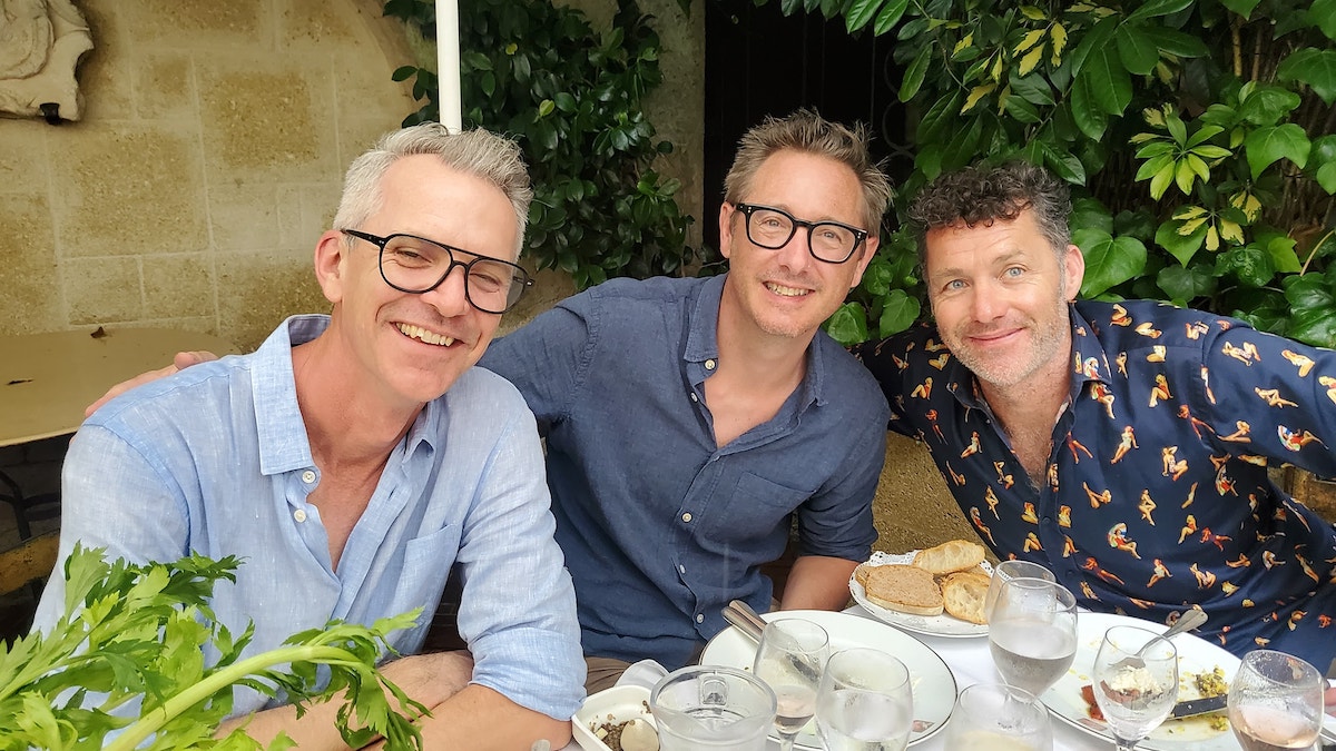 The Legendary Colombe d’Or Lunch – the heavy ad hitters hit the rosé in St Paul de Vence