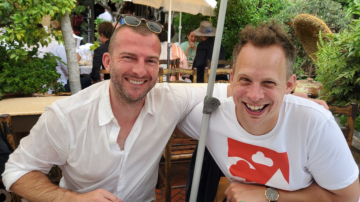 The Legendary Colombe d’Or Lunch – the heavy ad hitters hit the rosé in St Paul de Vence