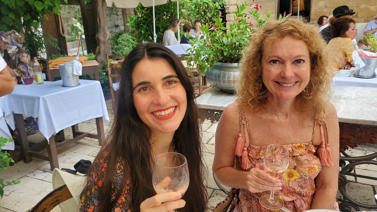 The Legendary Colombe d’Or Lunch – the heavy ad hitters hit the rosé in St Paul de Vence