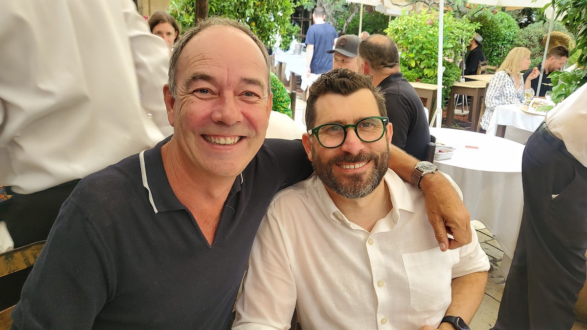 The Legendary Colombe d’Or Lunch – the heavy ad hitters hit the rosé in St Paul de Vence