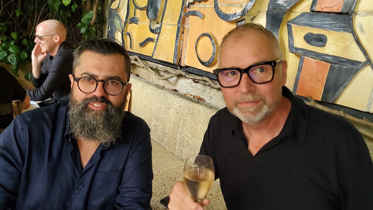 The Legendary Colombe d’Or Lunch – the heavy ad hitters hit the rosé in St Paul de Vence