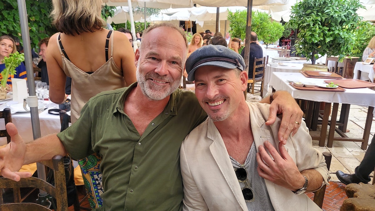 The Legendary Colombe d’Or Lunch – the heavy ad hitters hit the rosé in St Paul de Vence